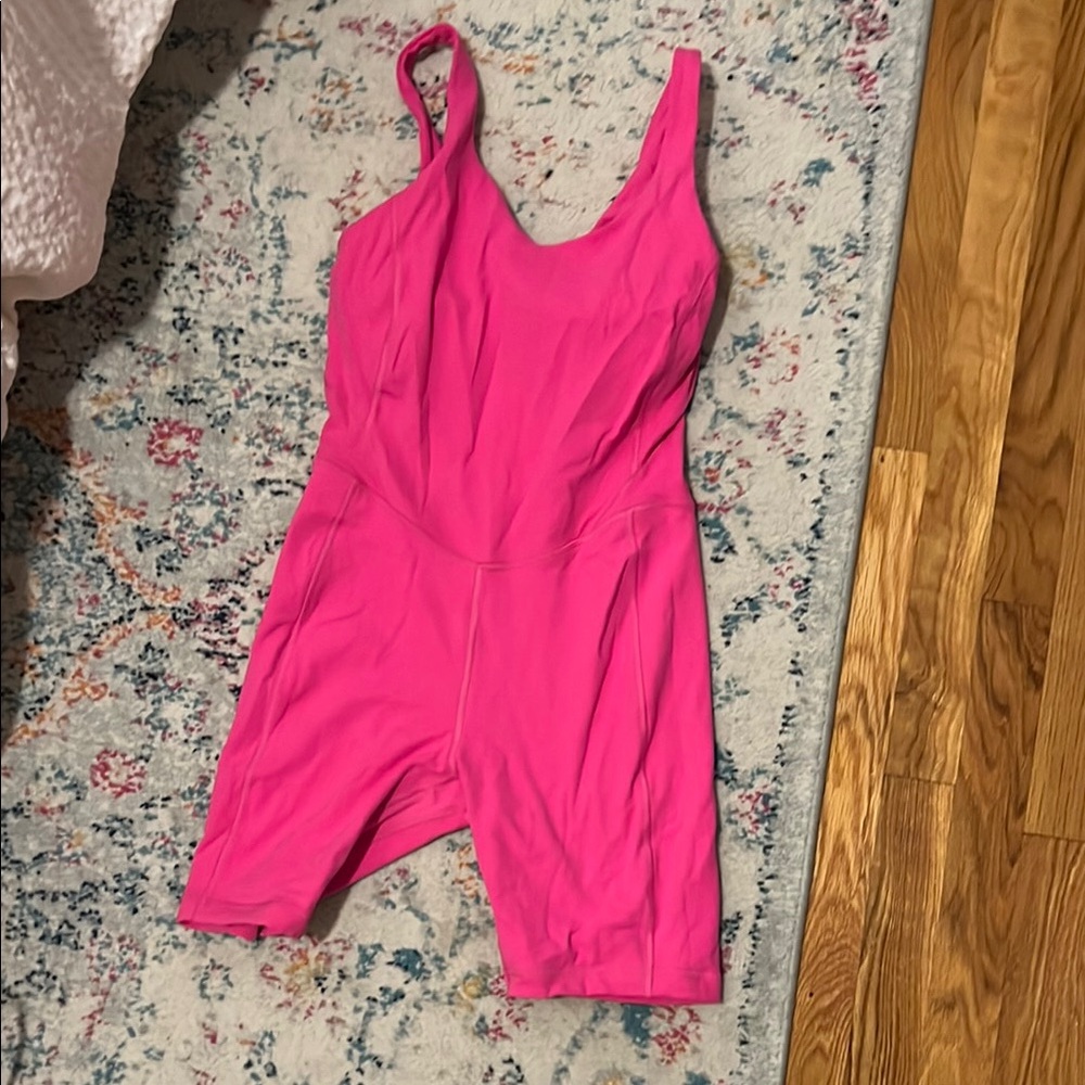 lululemon athletica Hot Pink Jumpsuit Romper